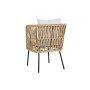 Chaise de jardin Home ESPRIT Beige Acier 66 x 66 x 73 cm