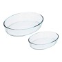 Ensemble de plats de cuisson au four Pyrex Essentials Verre Borosilicaté (2 pcs)