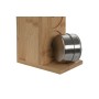 Soporte para Utensilios de Cocina Home ESPRIT Plateado Bambú Acero Inoxidable 8 x 13 x 27 cm 6 Piezas