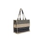 Bolso de Hombro Home ESPRIT Azul marino 44 x 18 x 62 cm