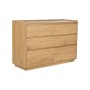 Cómoda Home ESPRIT Natural Roble Madera MDF 120 x 40 x 80 cm