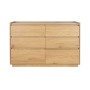 Cómoda Home ESPRIT Natural Roble Madera MDF 120 x 40 x 80 cm