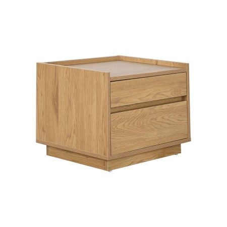 Table de Nuit Home ESPRIT Chêne Bois MDF 50 x 40 x 40 cm