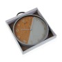 Horloge Murale Versa Cork Gris Plastique 4,5 x 30 x 30 cm