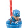 Verre avec Paille Capitán América CZ11331 360 ml 3D