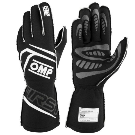 Guantes OMP FIRST Negro L FIA 8856-2018