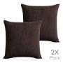 Housse de coussin Eysa MID Marron 45 x 45 cm