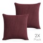 Housse de coussin Eysa MID Bordeaux 45 x 45 cm