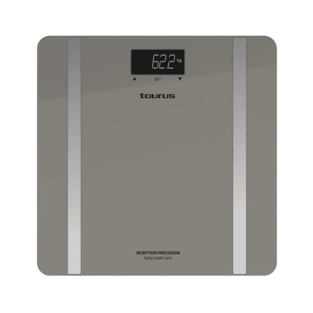 Balance Numérique de Salle de Bain Taurus INCEPTION Gris 180 kg