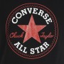 Camiseta de Manga Corta Infantil Converse Negro