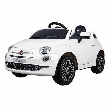 Voiture électrique pour enfants Fiat 500 Blanc