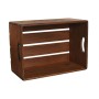 Boîtes de rangement Home ESPRIT Whiskey Marron Bois d'épicéa 40 x 29 x 19 cm 3 Pièces