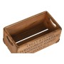 Boîtes de rangement Home ESPRIT Marron Métal Bois d'épicéa 35 x 22 x 15 cm 5 Pièces