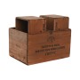 Cajas de almacenamiento Home ESPRIT Marrón Madera de abeto 35 x 25 x 20 cm 3 Piezas