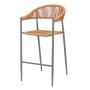 Tabouret Neska Blanc Synthétique Aluminium 56 x 56,5 x 112 cm