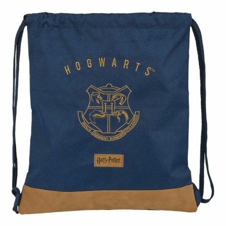 Bolsa Mochila con Cuerdas Harry Potter Azul marino 35 x 1 x 40 cm