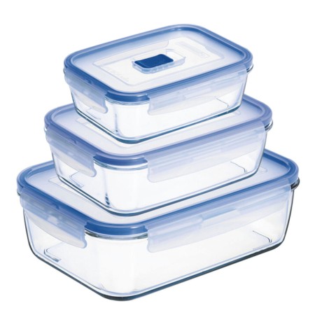 Ensemble de Boîtes à Lunch Luminarc Pure Box Active (3 pcs)