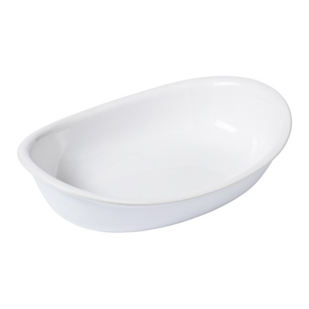 Plat de Four Pyrex Supreme Blanc Céramique (26 x 18 cm)