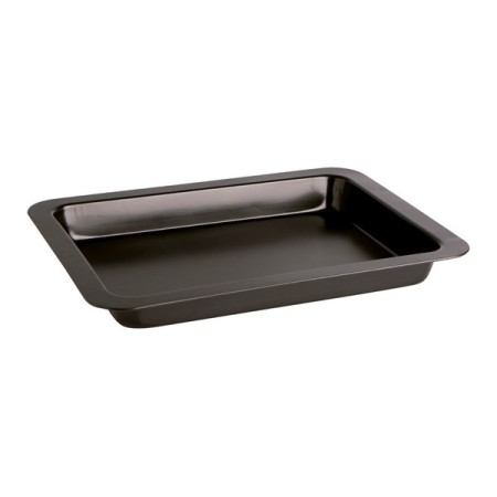 Plaque de Cuisson Antiadhésive Quid Sweet Grey acier galvanisé (42 x 32 x 4 cm)