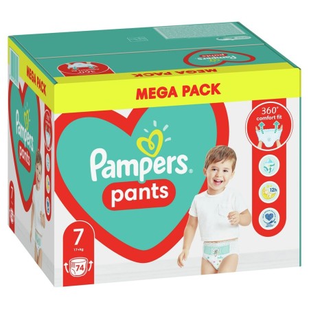 Couches jetables Pampers Pants (74 Unités)