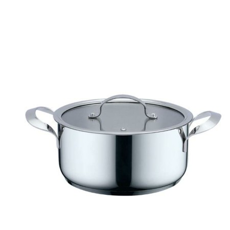 Casserole avec Couvercle Haeger Gris Ø 20 cm