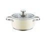 Casserole avec Couvercle Haeger Beige Ø 20 cm