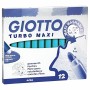 Set de Rotuladores Giotto Turbo Maxi Azul cielo (5 Unidades)