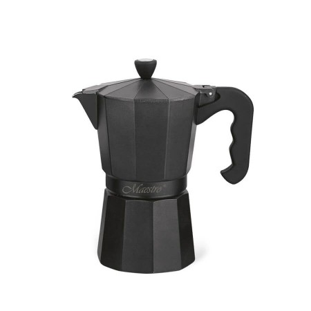 Cafetera Italiana Feel Maestro MR-1666 Negro Aluminio 300 ml 6 Tazas