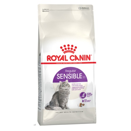 Aliments pour chat Royal Canin Sensible 33 Adulte Riz Oiseaux 4 Kg