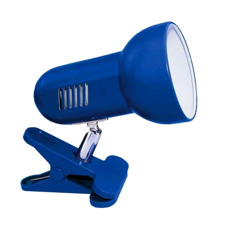 Lampe de bureau Activejet AJE-CLIP LAMP BLUE Bleu Métal Plastique 60 W