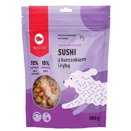 Snack pour chiens Maced Poulet Poisson 500 g