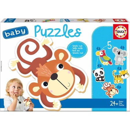 Set de 5 Puzzles Educa Infantil Animales