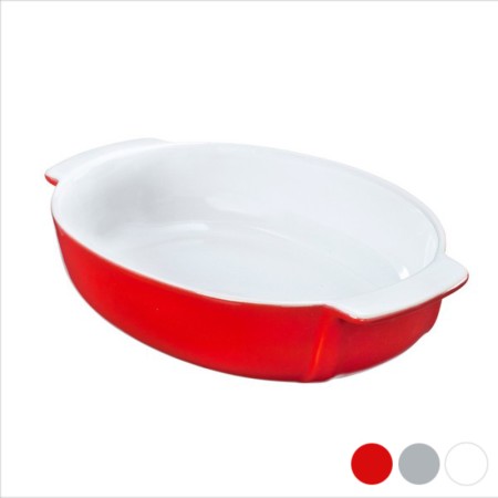Plat de Four Pyrex Signature Blanc Céramique (30 x 20 cm)