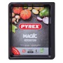 Plaque de Cuisson Antiadhésive Pyrex Magic acier galvanisé