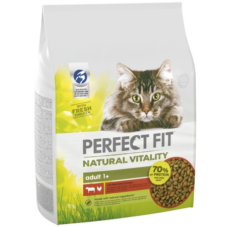 Comida para gato Perfect Fit Natural Vitality Beef 2,4 kg Adultos Pollo